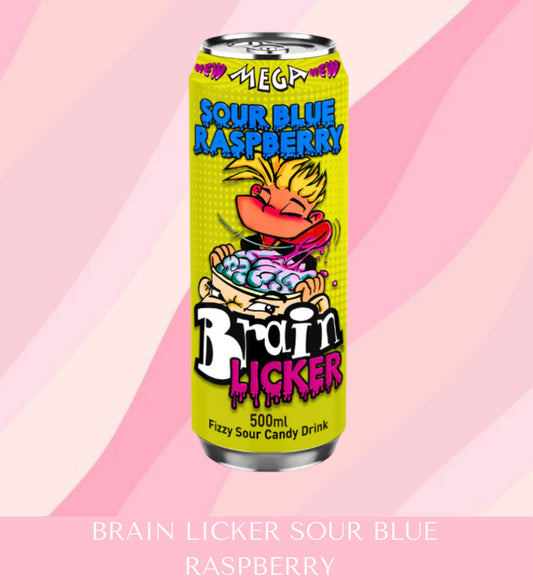 Brain Licker Sour Blue Raspberry Drink 500ml